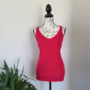Armani Exchange Fuchsia Tank Top
